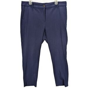 J crew pants Womens 16 Navy Blue Work Office Career Dressy Classic Tapered